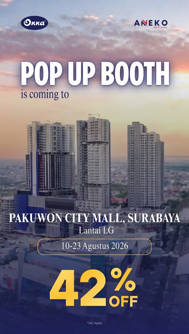 onna aneko surabaya pop up booth