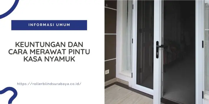 Keuntungan dan Cara Merawat Pintu Kasa Nyamuk