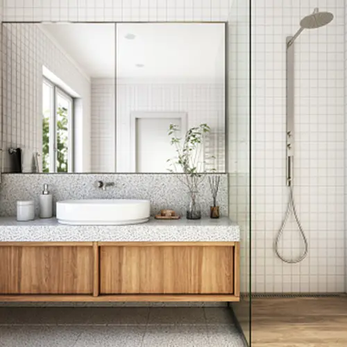 1. Keramik warna putih