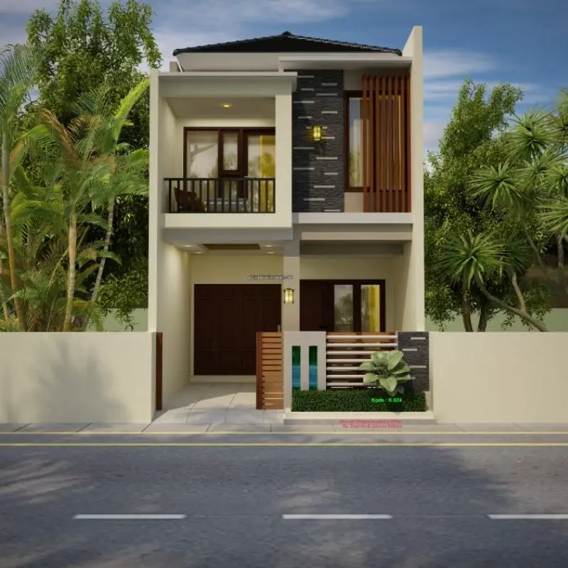 Desain Rumah Dua Lantai Modern Minimalis
